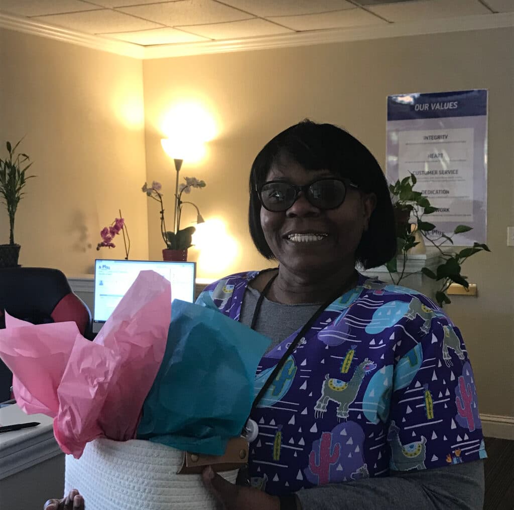 Personal Care at Home Fresno CA - A-Plus In Home Care Spring Raffle Winner