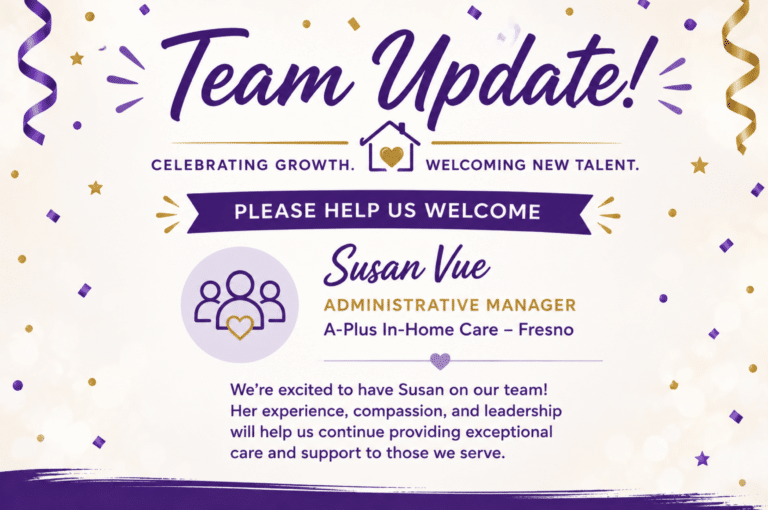 Welcome Susan Vue to the A-Plus In-Home Care team!