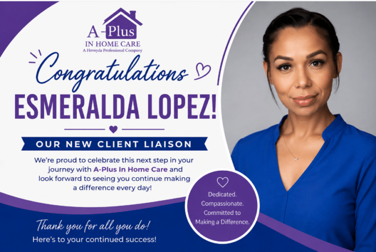 Congratulations to Esmeralda Lopez, Our New Client Liaison!